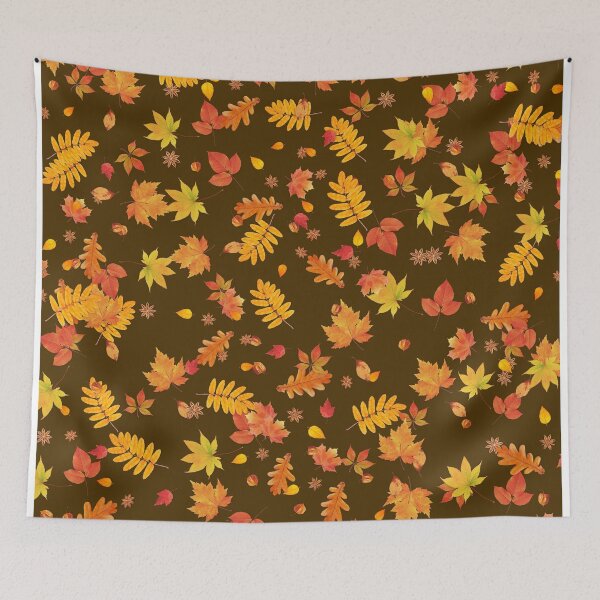 Item preview, Autumn Leaves (Brown) designed and sold by WildNClassyFun.