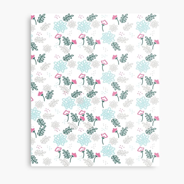 flower patterns Metal Print