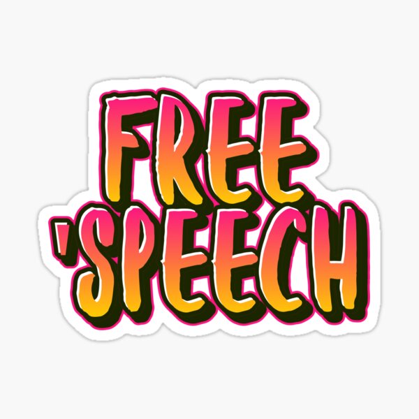 protect-free-speech-sticker-for-sale-by-developseeker-redbubble