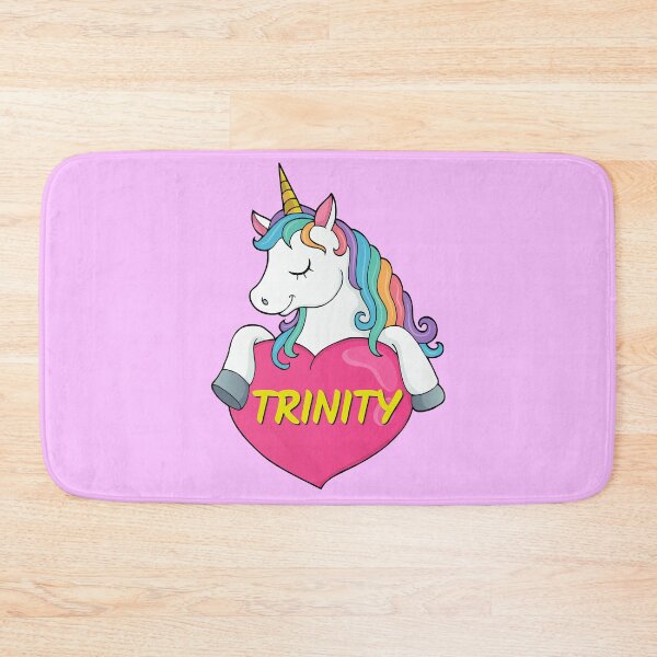 Item preview, Trinity Personalized Cute Unicorn Heart designed and sold by Suphiss.