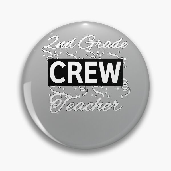 Item preview, 2nd Grade Crew - Great Teachers Gift - White Lettering & Logo Design designed and sold by Richard529.