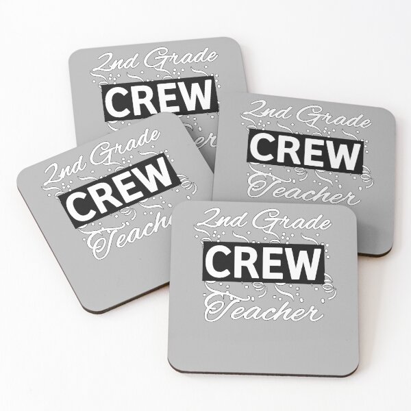 Item preview, 2nd Grade Crew - Great Teachers Gift - White Lettering & Logo Design designed and sold by Richard529.