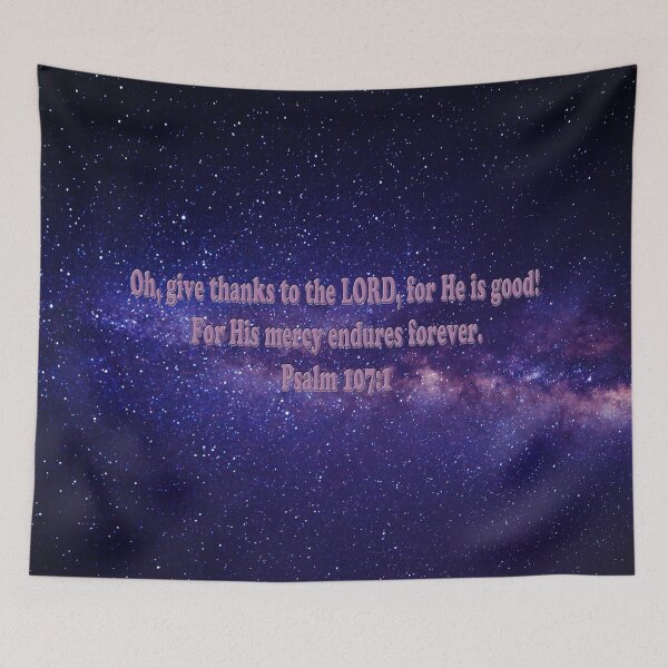 Item preview, Psalm 107:1 designed and sold by Frankie Cat Photography.