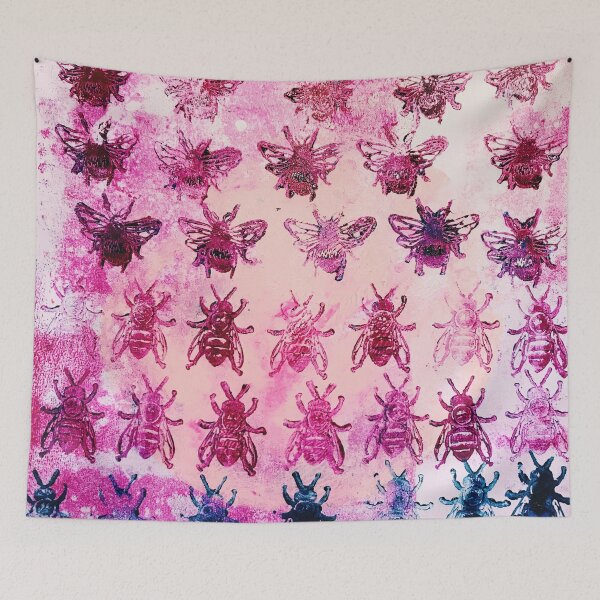 Item preview, Magenta Gratitudes Bees designed and sold by magicksocks.
