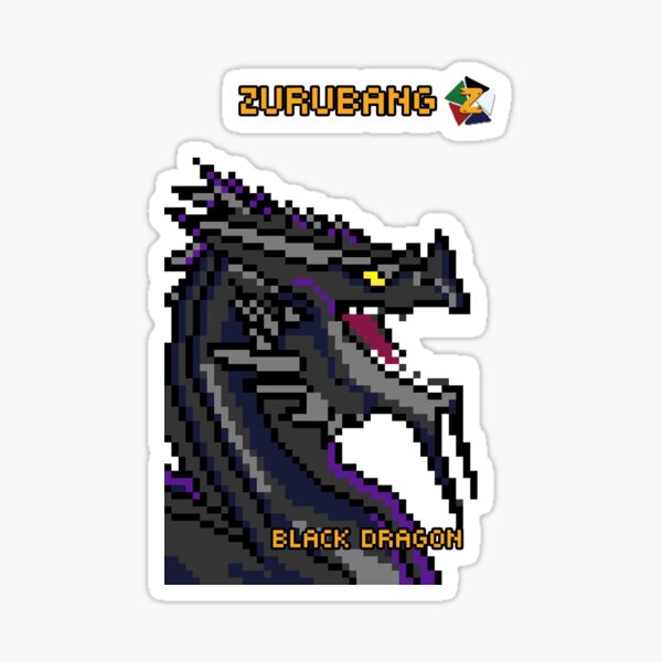 Black Dragon - Zurubang Sticker