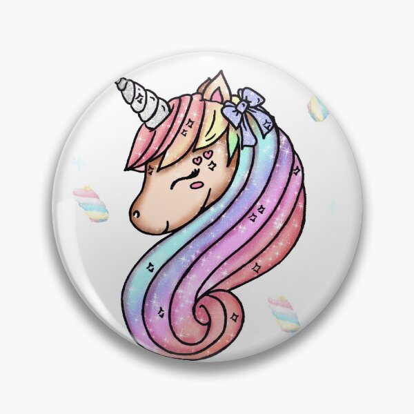 Aperçu de l'œuvre Licorne Mignonne Pastel Rainbow Marshmallow Magique Kawaii Candy créée et vendue par Jolly-Yosei.