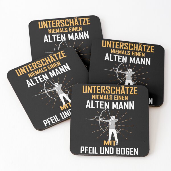 Artikelvorschau, Unterschätze niemals einen alten Mann mit Pfeil und Bogen entworfen und verkauft von shirtystar.