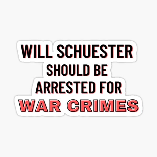 War Crimes Stickers Redbubble - roblox war crimes meme