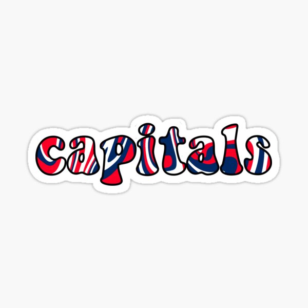 Groovy Capitals Sticker