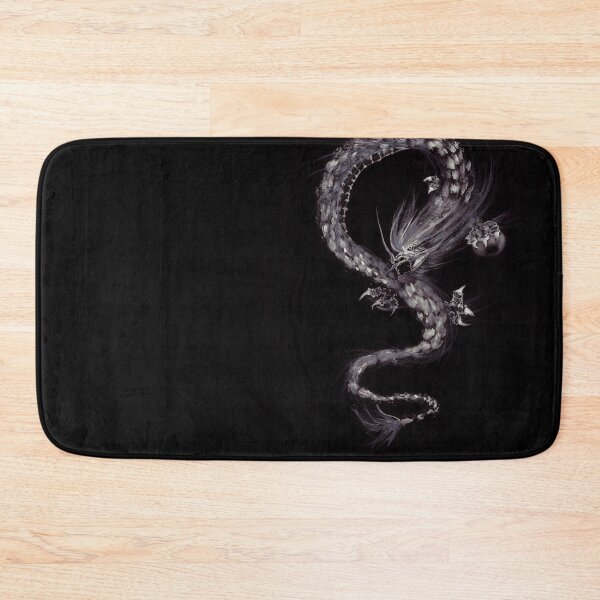 Item preview, Fierce asian dragon guarding his Pearl of Wisdom artistic oriental artwork art print designed and sold by AwenArtPrints.