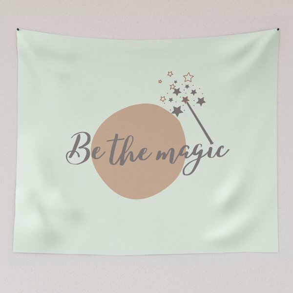 Item preview, Be The Magic Simple Minimalist Cute Design designed and sold by zedonee.