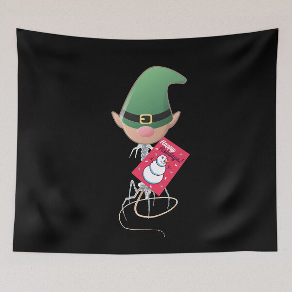 Item preview, MEDICAL LAB SCIENTIST ELF PHAGE HAPPY HOLIDAYS FUNNY BACTERIOPHAGES  designed and sold by Hippiesole.