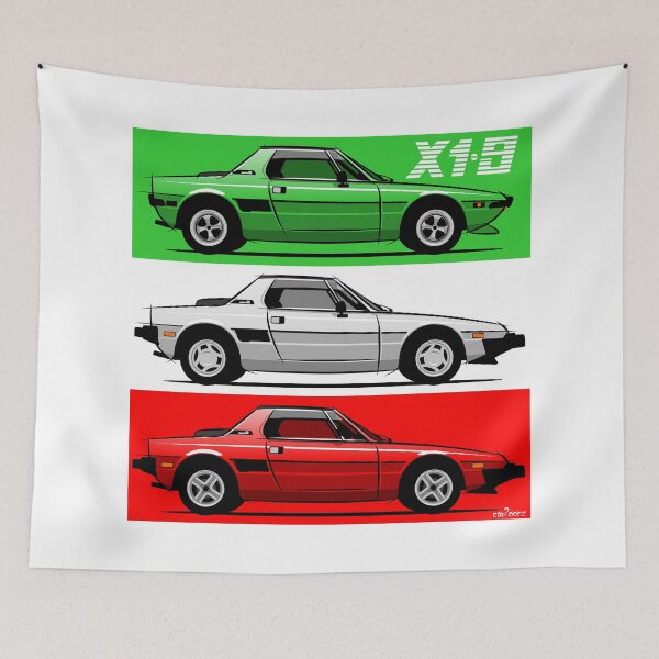 Item preview, Fiat X1/9 designed and sold by car2oonz.