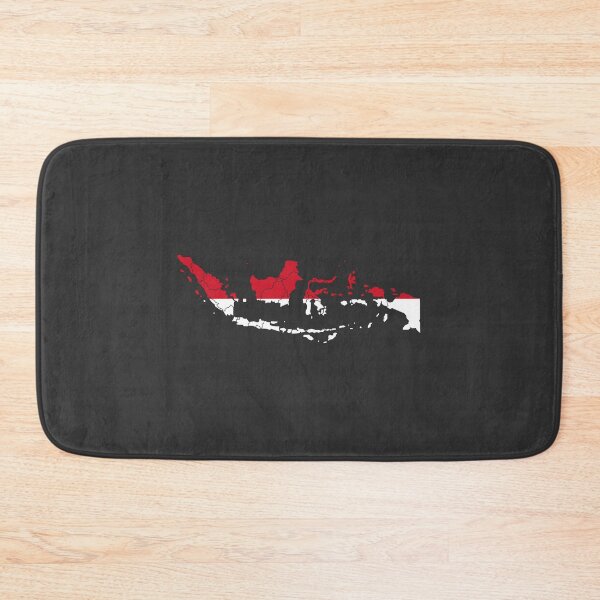 Item preview, Indonesia Flag Map with regions designed and sold by Alo.