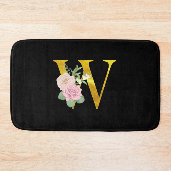 Item preview, Gold Floral Letter W | Wedding Letters designed and sold by SerendipityNow.