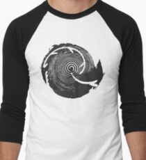 The Twilight Zone : BW // DJ Men's Baseball ¾ T-Shirt