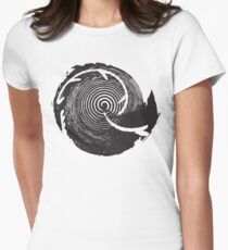 The Twilight Zone : BW // DJ Women's Fitted T-Shirt