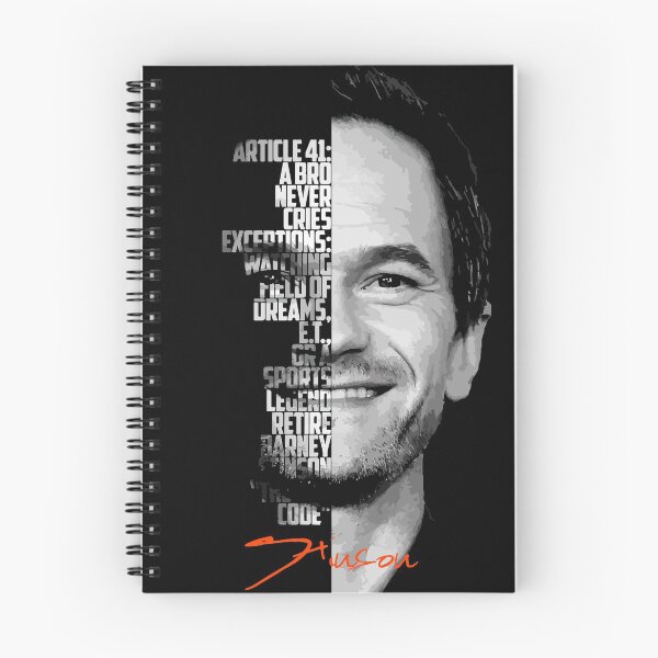 Item preview, Black and white Barney Stinson How I Met Your Mother Quote. designed and sold by Enea Kelo.