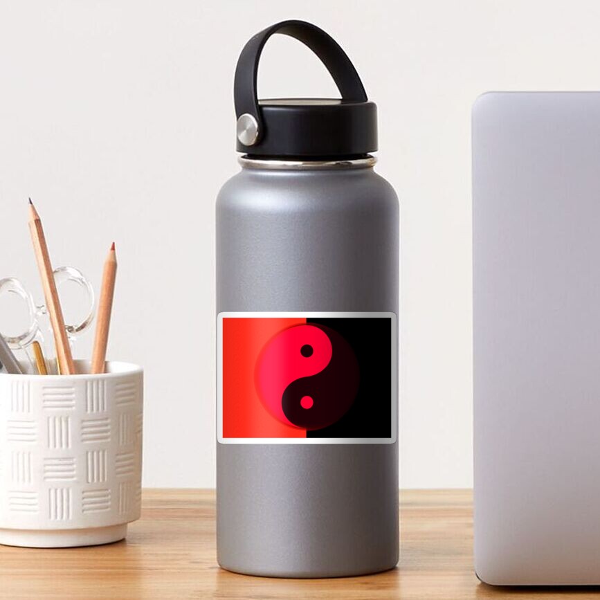 Tao: Black & Red Sticker