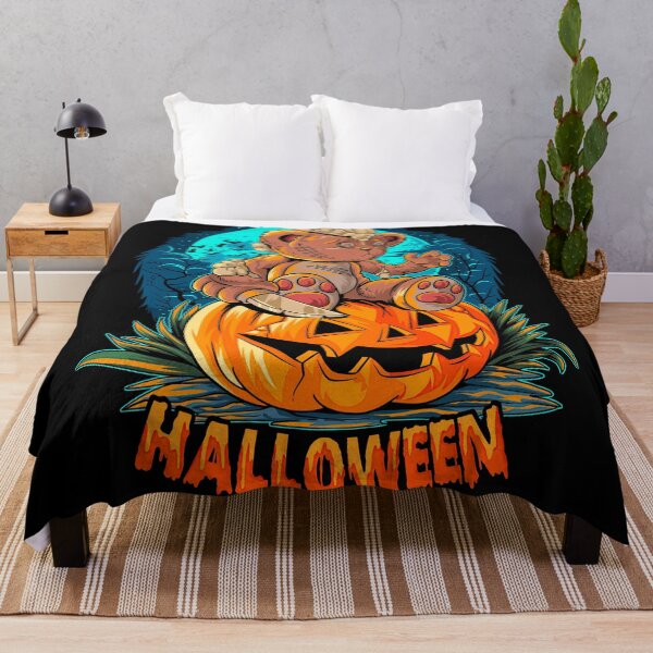 Item preview, Halloween Pumpkin Horror Scare Teddy Bear designed and sold by Ross-Sergey.