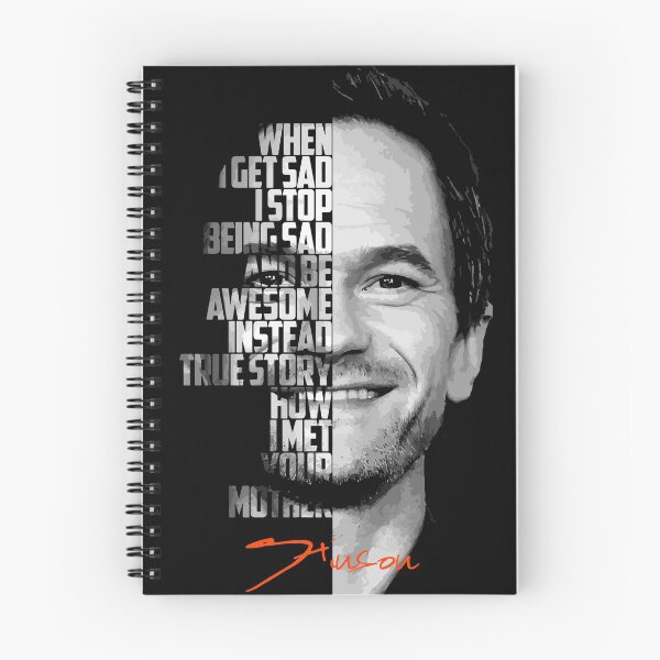 Item preview, Black and white Barney Stinson How I Met Your Mother Quote. designed and sold by Enea Kelo.