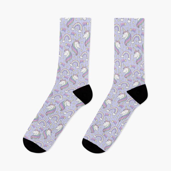 Item preview, Magical unicorns and rainbows pattern designed and sold by cwillustration.