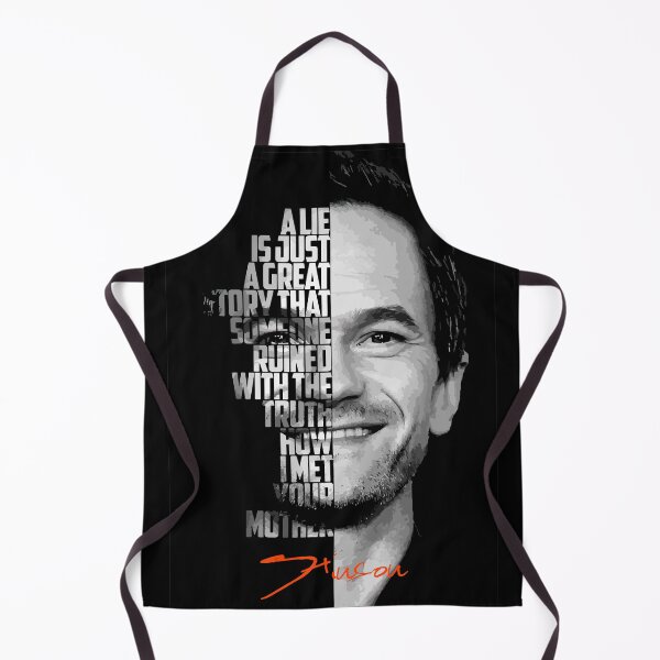 Item preview, Black and white Barney Stinson How I Met Your Mother Quote. designed and sold by Enea Kelo.