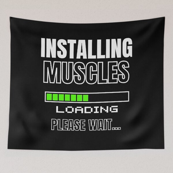 Item preview, Installing Muscles Please Wait designed and sold by Billie Sims.