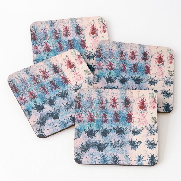 Item preview, Navy Gratitude Bees designed and sold by magicksocks.