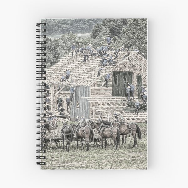Item preview, Amish Barn-Raising designed and sold by Doug's Landing.
