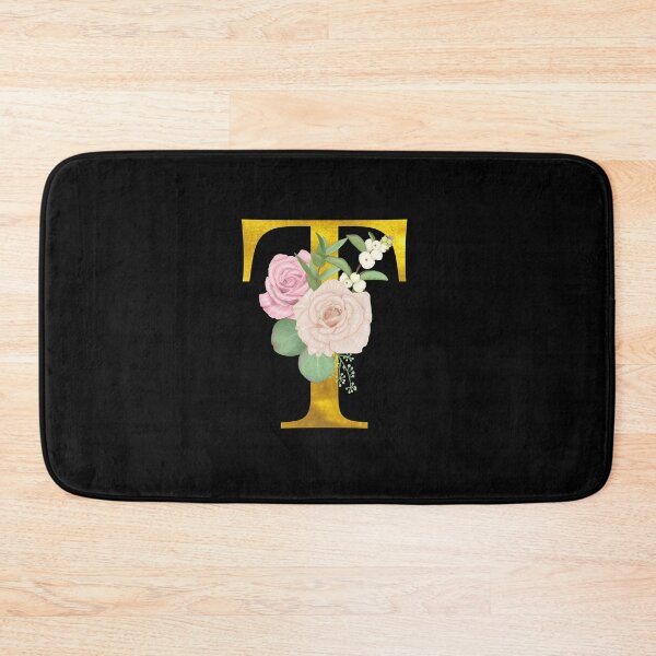 Item preview, Gold Floral Letter T | Wedding Letters designed and sold by SerendipityNow.