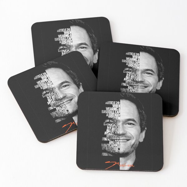 Item preview, Black and white Barney Stinson How I Met Your Mother Quote. designed and sold by Enea Kelo.