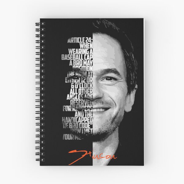 Item preview, Black and white Barney Stinson How I Met Your Mother Quote. designed and sold by Enea Kelo.