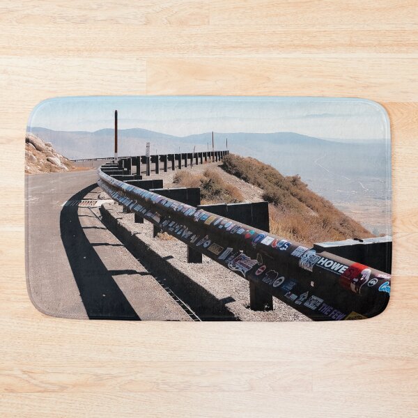 Item preview, metal road fencing with mountain view in California USA designed and sold by Mrvell.