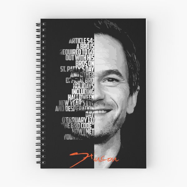 Item preview, Black and white Barney Stinson How I Met Your Mother Quote. designed and sold by Enea Kelo.