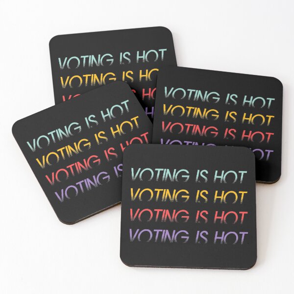 Item preview, VOTING IS HOT designed and sold by MJLdesigns.
