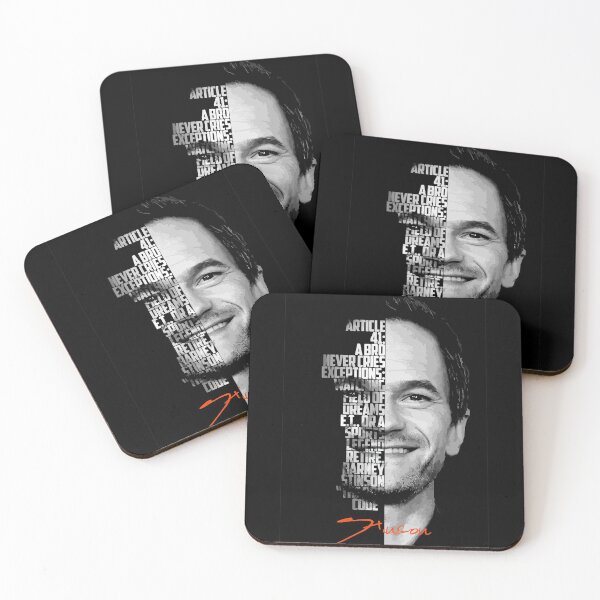 Item preview, Black and white Barney Stinson How I Met Your Mother Quote. designed and sold by Enea Kelo.
