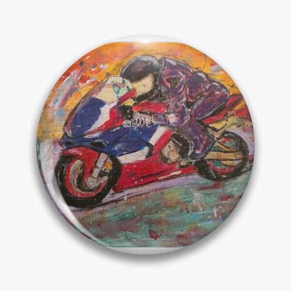 Item preview, A bike and a rider painting  designed and sold by Treihova.