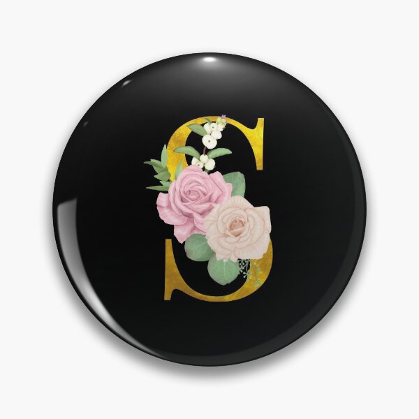 Item preview, Gold Floral Letter S | Wedding Letters designed and sold by SerendipityNow.
