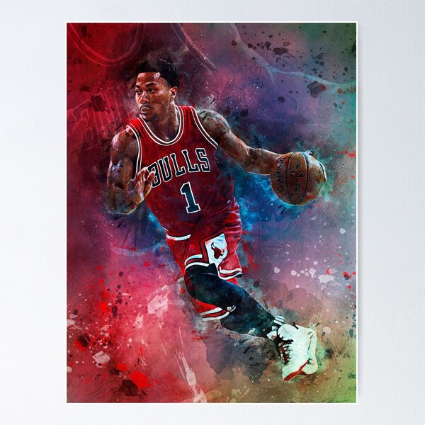 derrick rose painting
