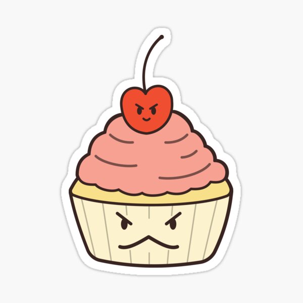Cupcake Sticker – FunUsualSuspects