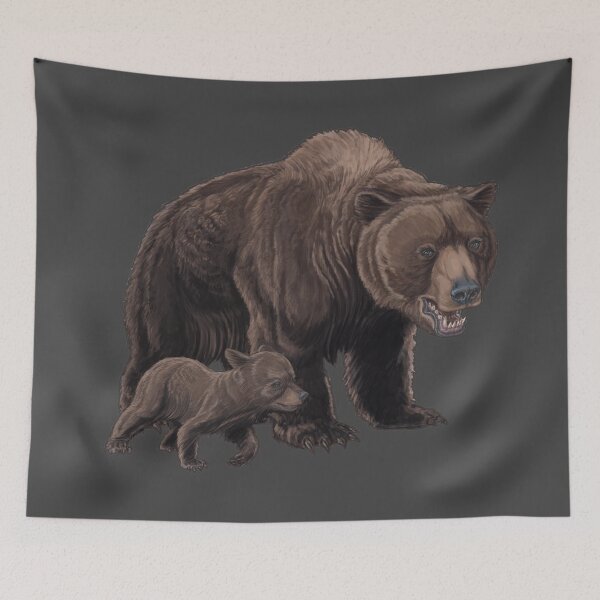 Item preview, Ursus spelaeus (Cave Bear) designed and sold by CoffeeBlack Illustration.