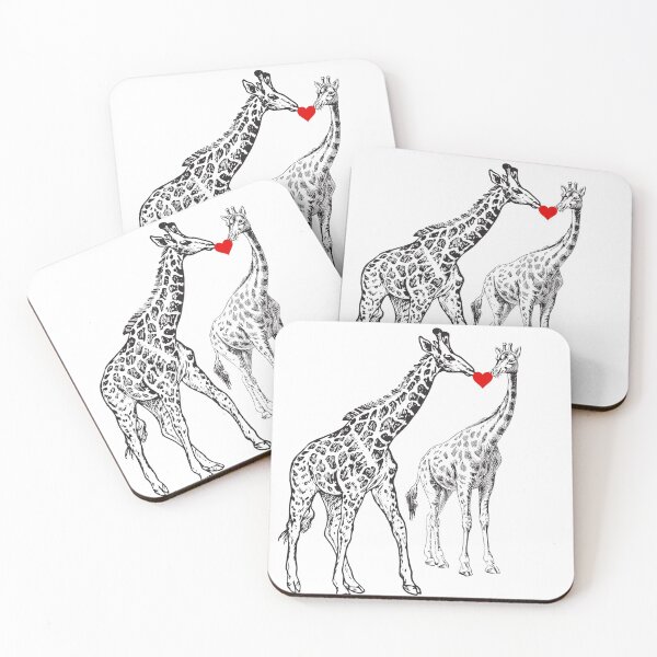 Item preview, giraffes in love designed and sold by LO QUE DICE TU ALMA .
