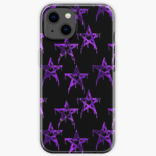 Pentagramm lila Rapport iPhone Flexible Hülle