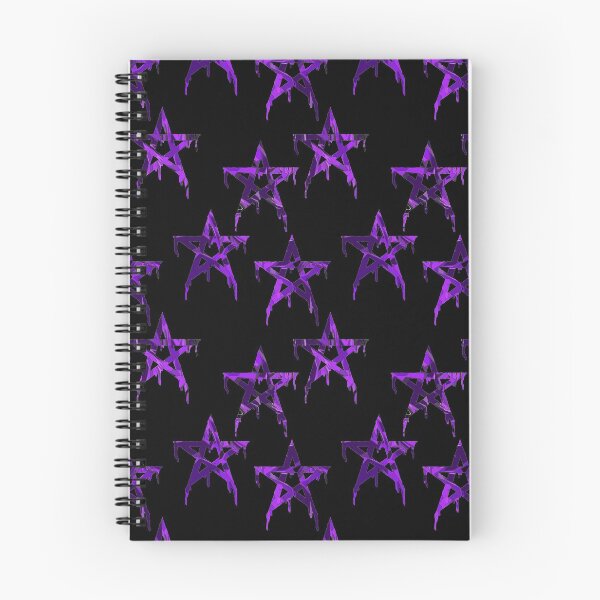 Item preview, Pentagram purple repeat designed and sold by tada-leipzig.