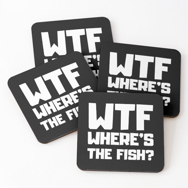 Item preview, Wtf Where's The Fish designed and sold by flippinsg.