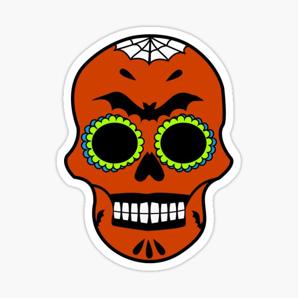 Crâne mexicain spécial Halloween Sticker