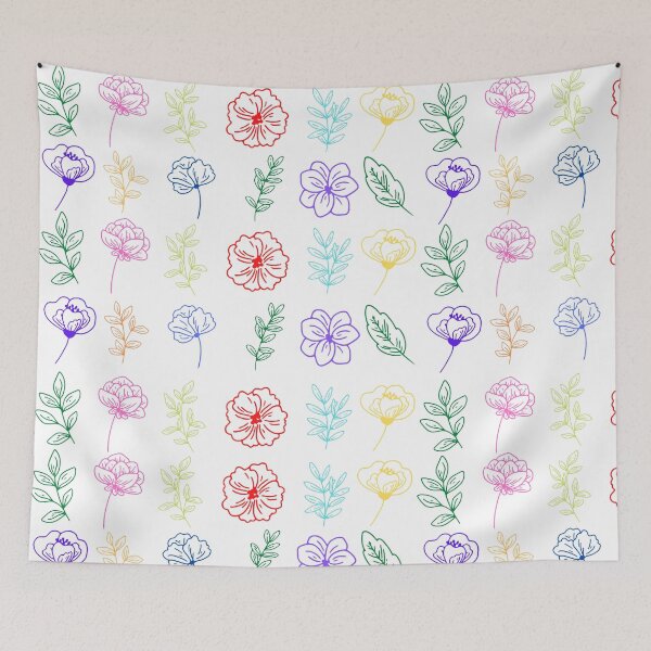 Item preview, Colourful Garden Flowers designed and sold by Vero De.