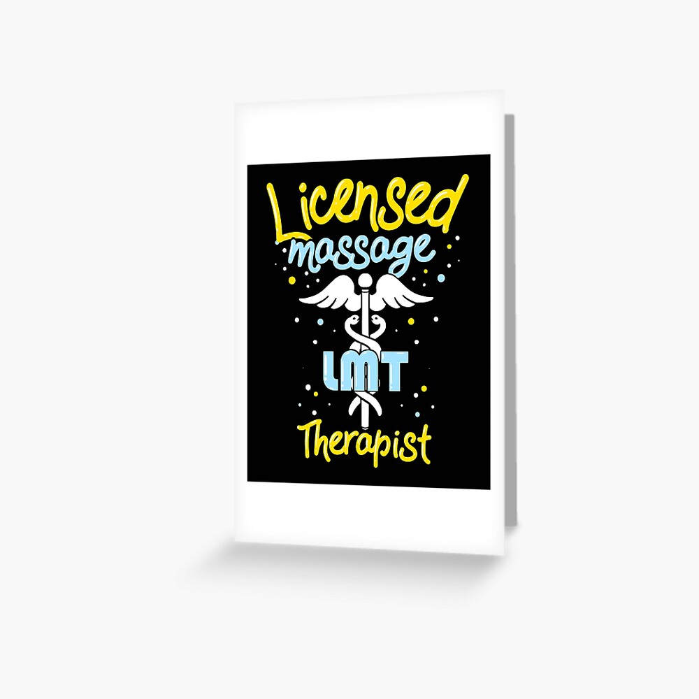 Funny Licensed Massage Therapist Greeting Card For Sale By Shirtstar0815 Redbubble