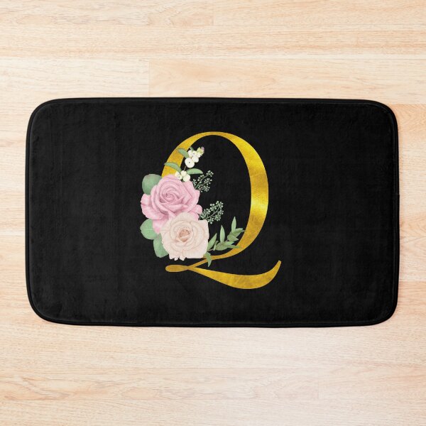 Item preview, Gold Floral Letter Q | Wedding Letters designed and sold by SerendipityNow.